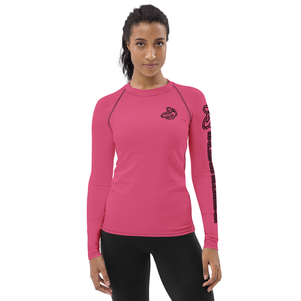 
                      
                        Athletic Apparatus Dark Pink BDPL Women's Rash Guard
                      
                    