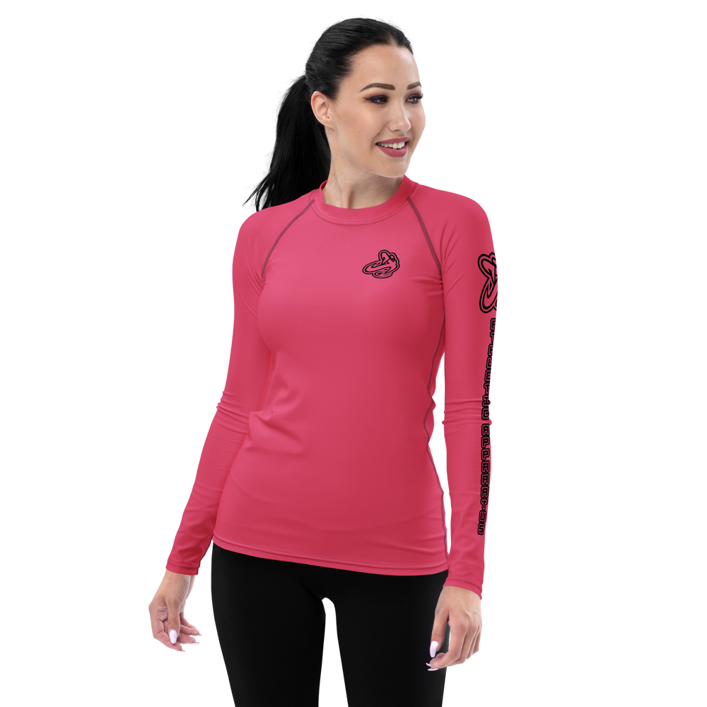 Athletic Apparatus Dark Pink BDPL Women's Rash Guard