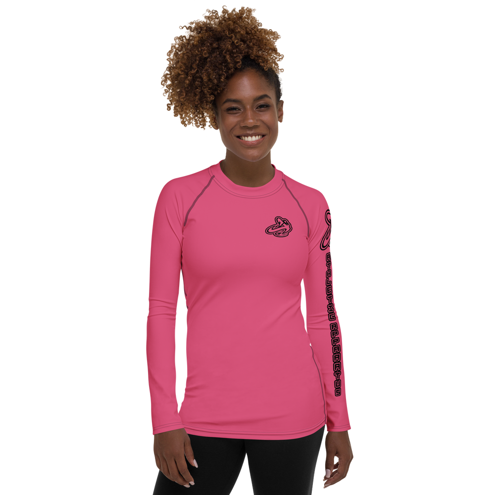 
                      
                        Athletic Apparatus Dark Pink BDPL Women's Rash Guard
                      
                    