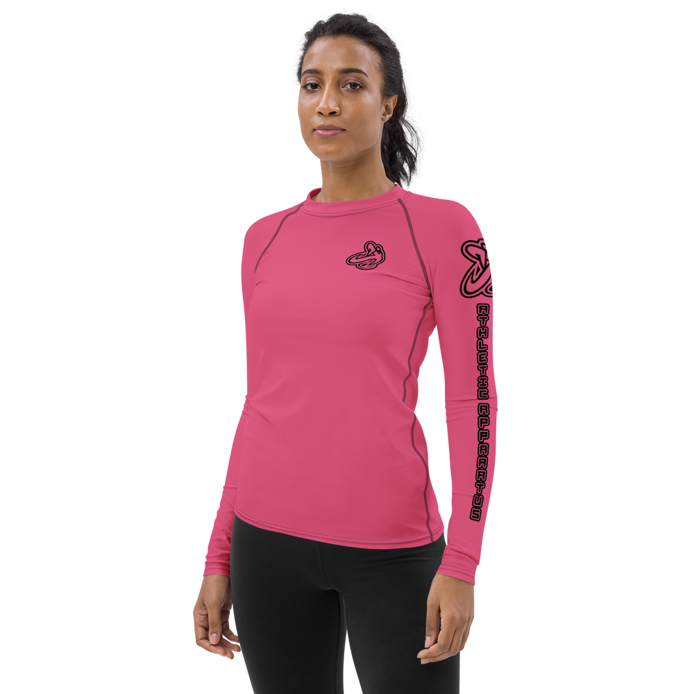 
                      
                        Athletic Apparatus Dark Pink BDPL Women's Rash Guard
                      
                    