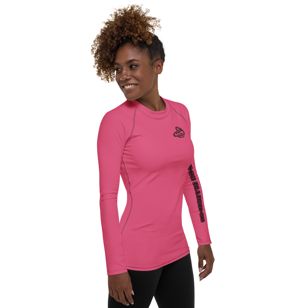 
                      
                        Athletic Apparatus Dark Pink BDPL Women's Rash Guard
                      
                    