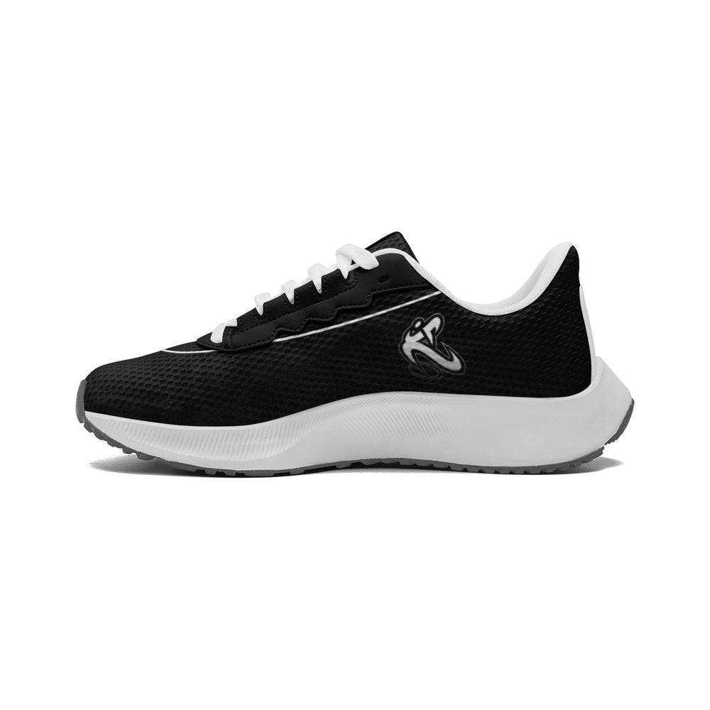 A.A. Unisex Black Mesh Tech Performance Running Shoes