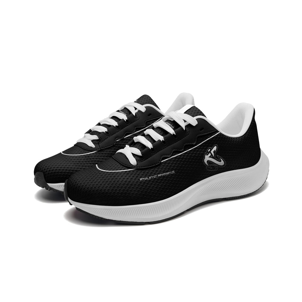 
                      
                        A.A. Unisex Black Mesh Tech Performance Running Shoes
                      
                    