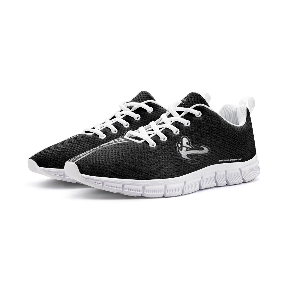 A.A. Black Unisex Lightweight Sneaker Athletic Sneakers