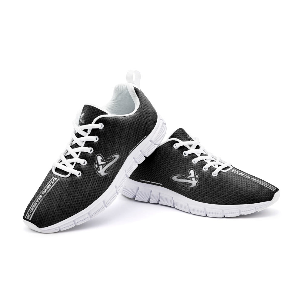 A.A. Black Unisex Lightweight Sneaker Athletic Sneakers