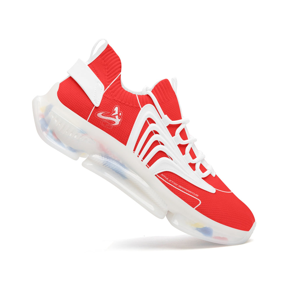 Athletic Apparatus Red Unisex Air Heel React Sneakers