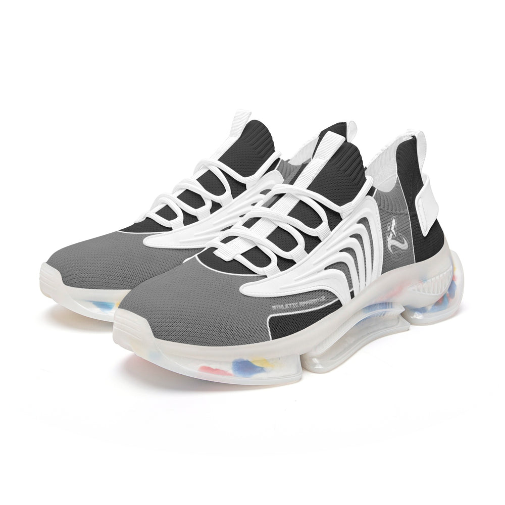 Athletic Apparatus Grey Black Unisex Air Heel React Sneakers