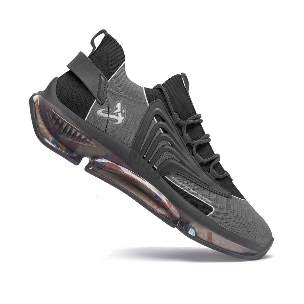 
                      
                        Athletic Apparatus Grey Black Unisex Air Heel React Sneakers
                      
                    