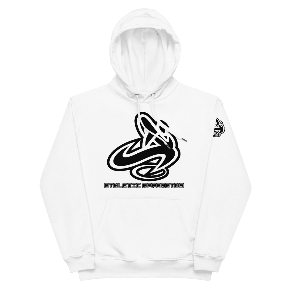 
                      
                        Athletic Apparatus White Premium eco hoodie
                      
                    