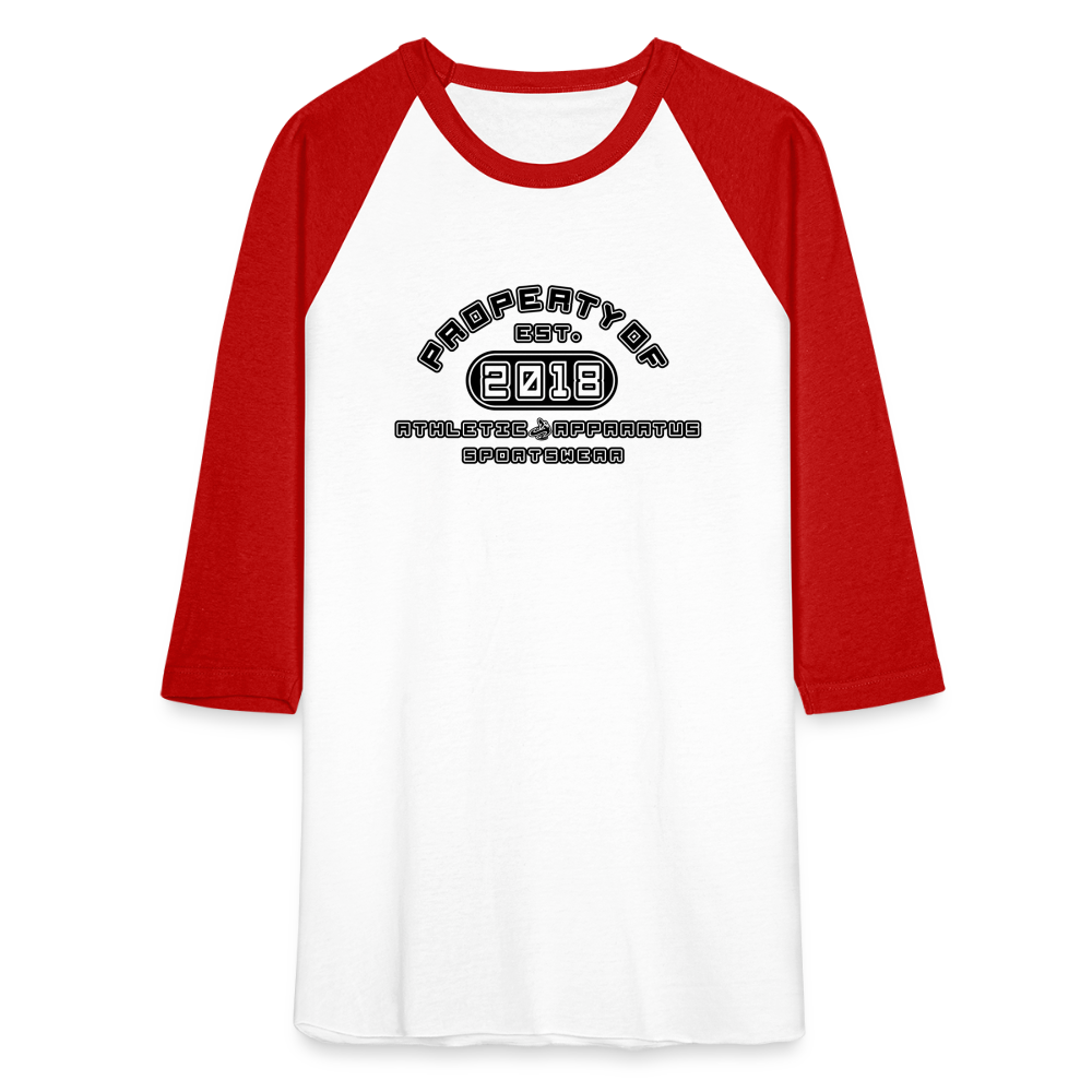 
                  
                    A.A. property of BL Baseball T-Shirt - white/red
                  
                