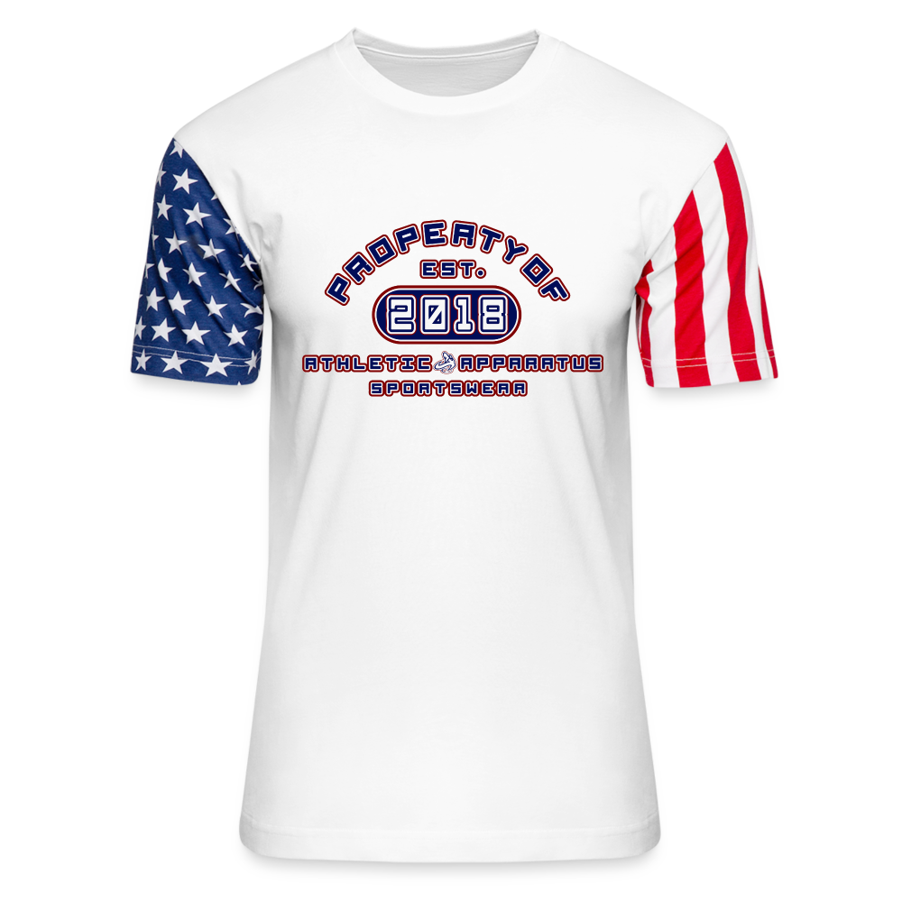 
                      
                        A.A. property of RWB  Stars & Stripes T-Shirt - white
                      
                    