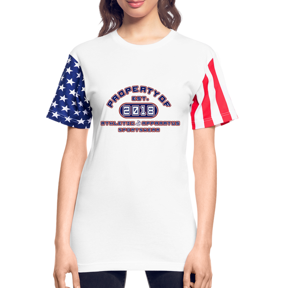 
                      
                        A.A. property of RWB  Stars & Stripes T-Shirt - white
                      
                    