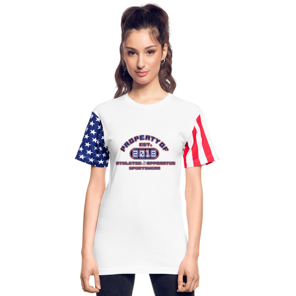 
                      
                        A.A. property of RWB  Stars & Stripes T-Shirt - white
                      
                    