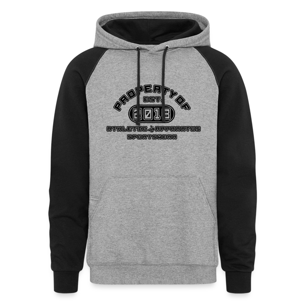 
                      
                        A.A. property of BL Color block Hoodie - heather gray/black
                      
                    