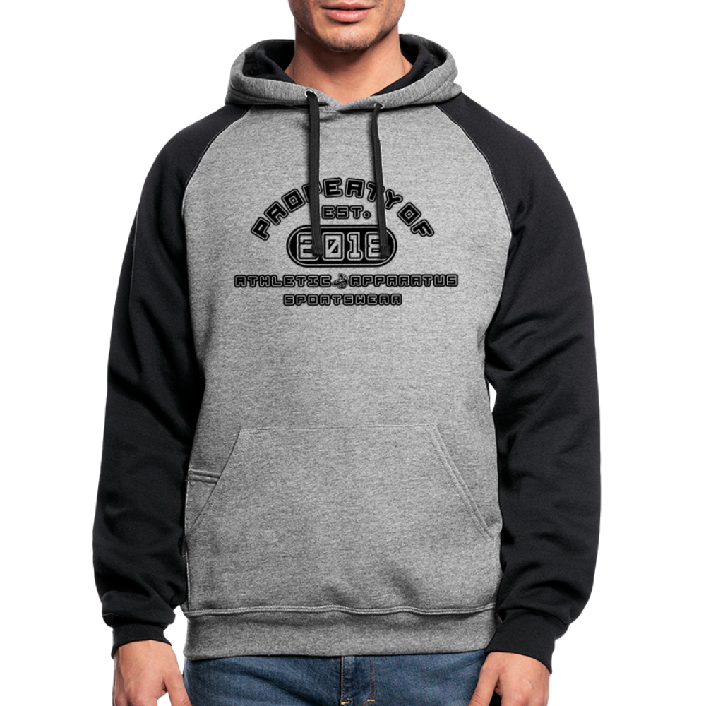 
                      
                        A.A. property of BL Color block Hoodie - heather gray/black
                      
                    