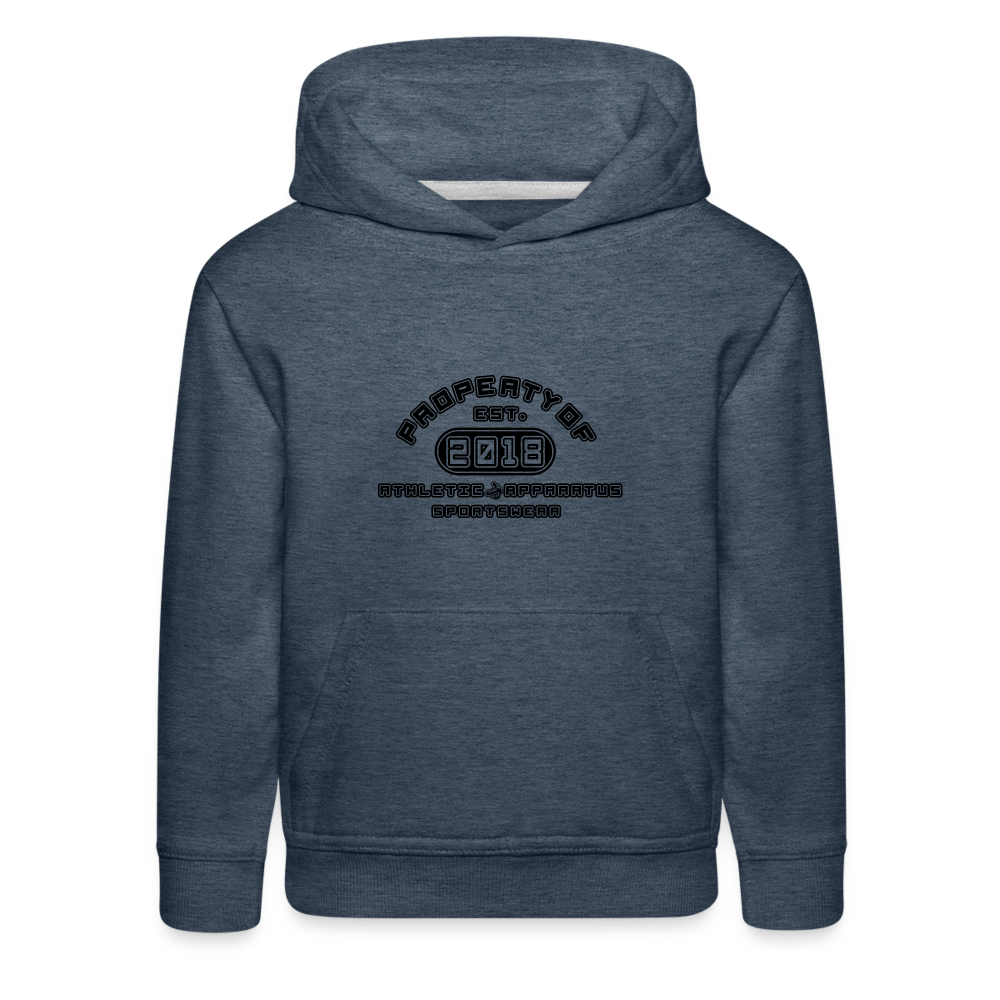 
                      
                        A.A. property of BL Kids‘ Premium Hoodie - heather denim
                      
                    