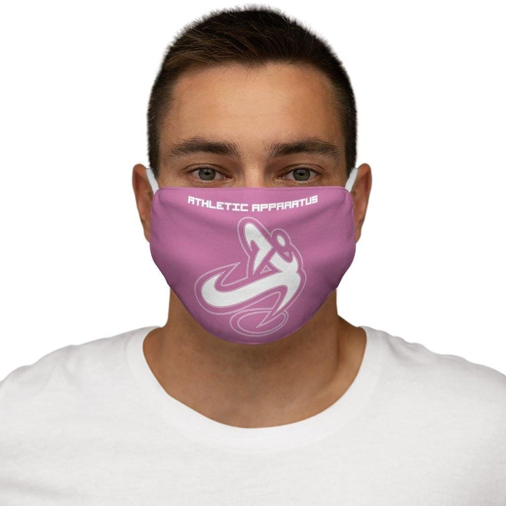 
                      
                        Athletic Apparatus Pink 1 White logo Snug-Fit Polyester Face Mask - Athletic Apparatus
                      
                    