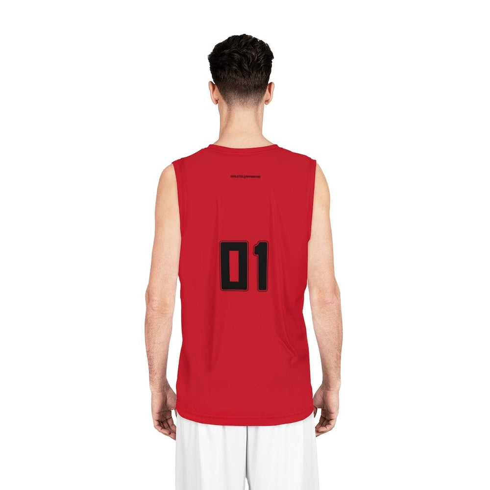 Athletic Apparatus Dark Red BL Basketball Jersey