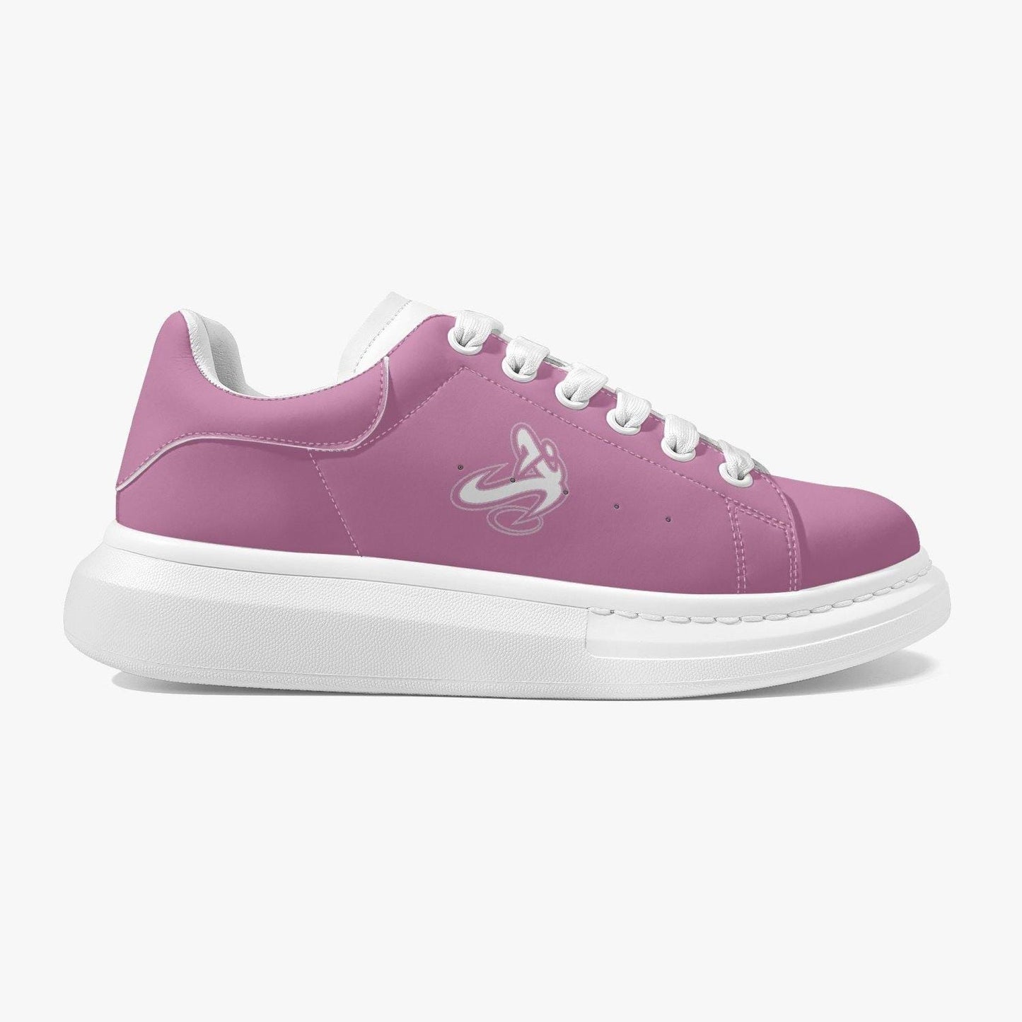 Athletic Apparatus Pink 1 Lifestyle Low-Top Leather Sneakers - Athletic Apparatus