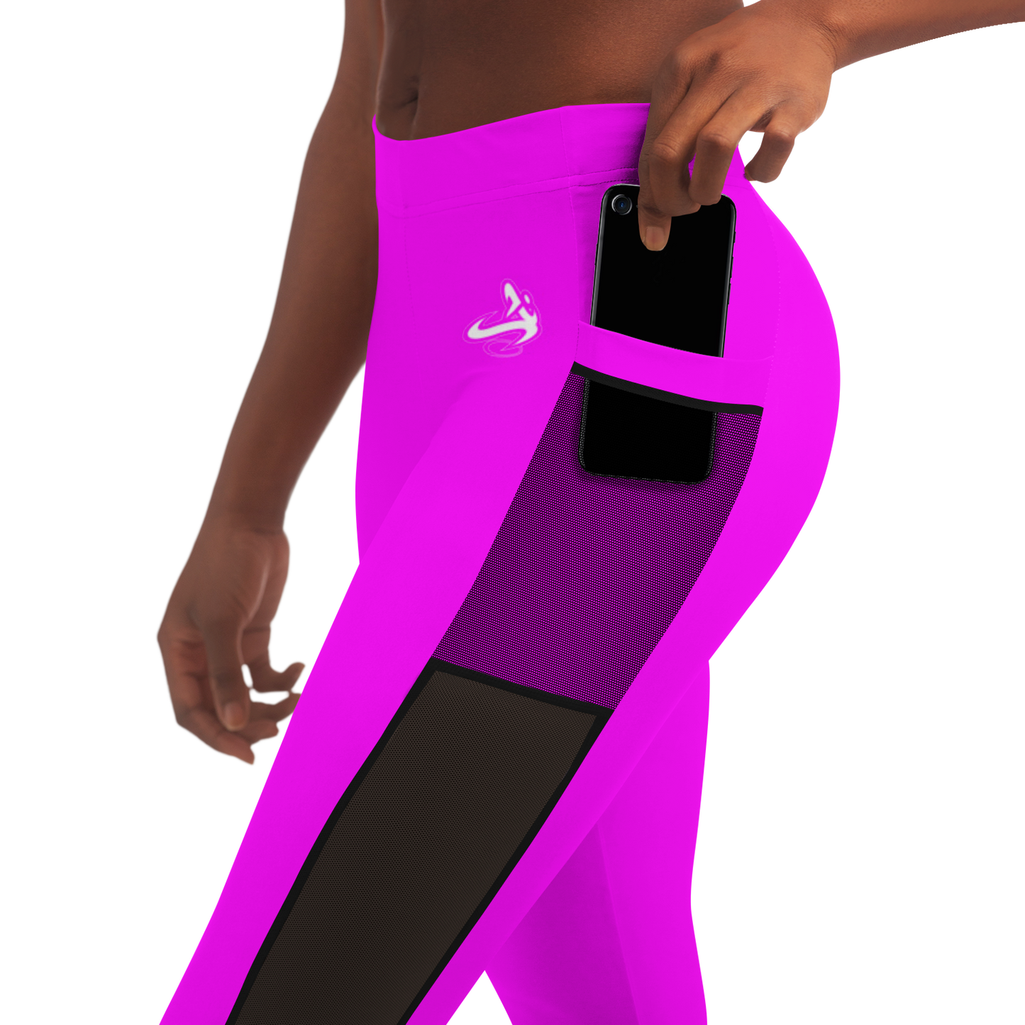 Athletic Apparatus Pink 1 WL V2 Mesh Pocket Legging - Athletic Apparatus