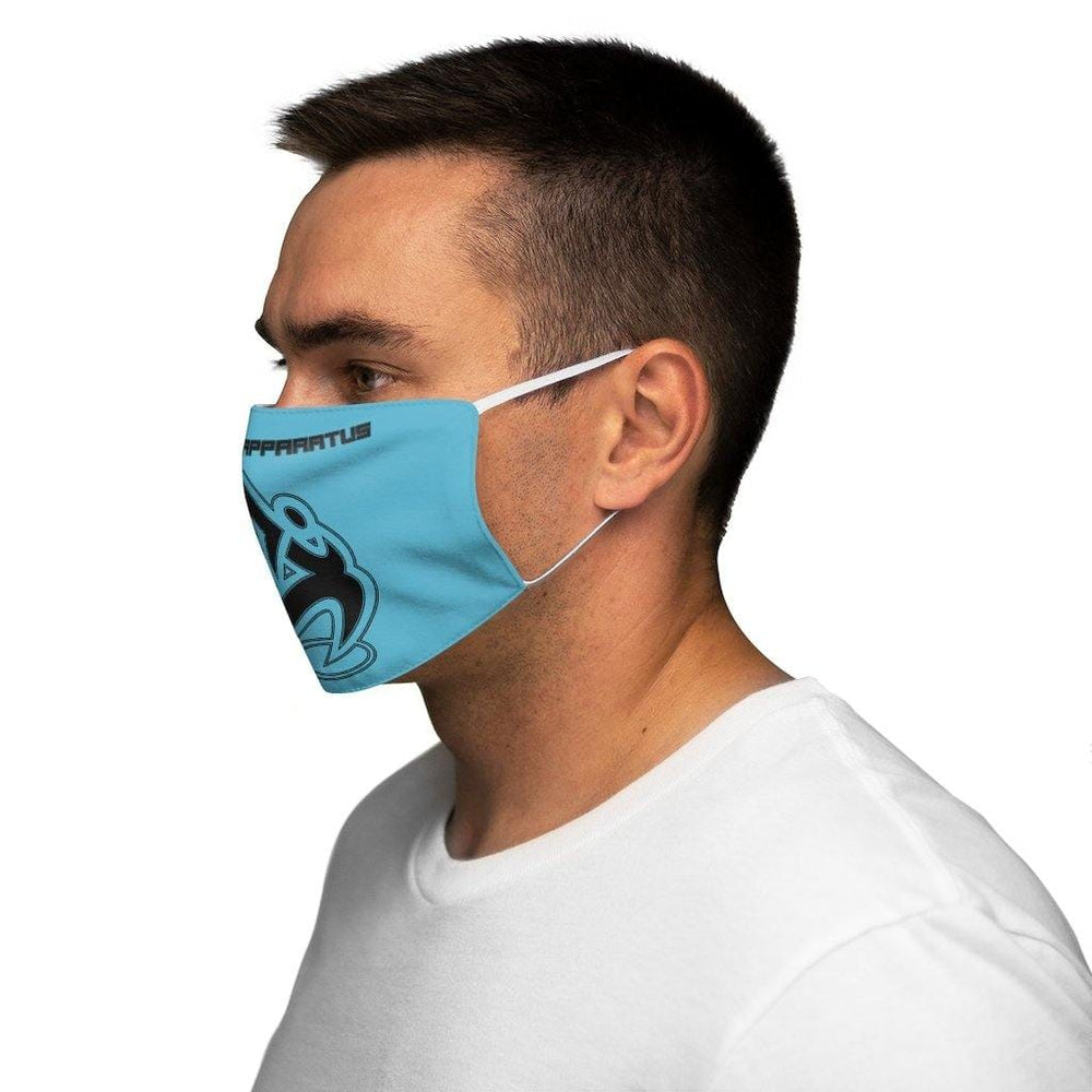 
                      
                        Athletic Apparatus Blue 7 Black logo Snug-Fit Polyester Face Mask - Athletic Apparatus
                      
                    
