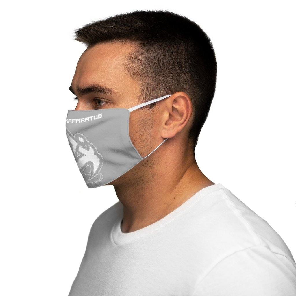 
                  
                    Athletic Apparatus Grey 2 White logo Snug-Fit Polyester Face Mask - Athletic Apparatus
                  
                