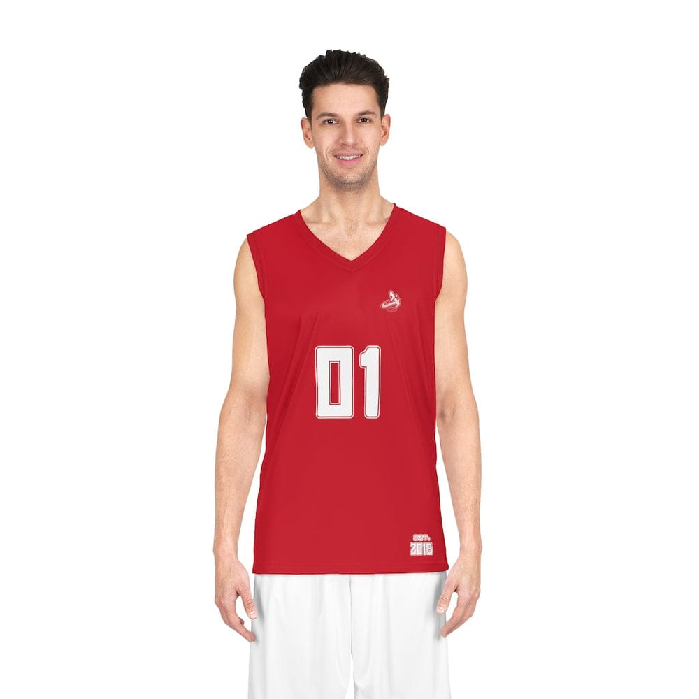 
                      
                        Athletic Apparatus Dark Red WL Basketball Jersey
                      
                    