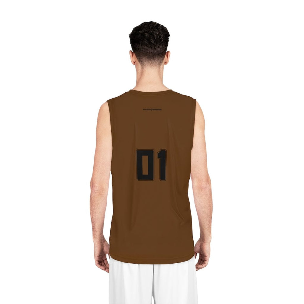 
                      
                        Athletic Apparatus Brown BL Basketball Jersey
                      
                    