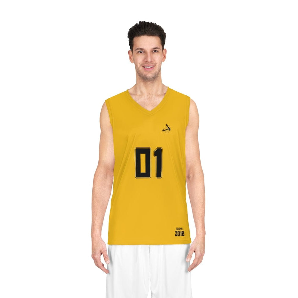 
                      
                        Athletic Apparatus Yellow BL Basketball Jersey
                      
                    