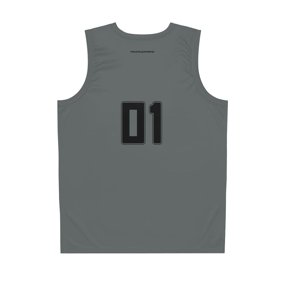 
                      
                        Athletic Apparatus Dark Grey BL Basketball Jersey
                      
                    