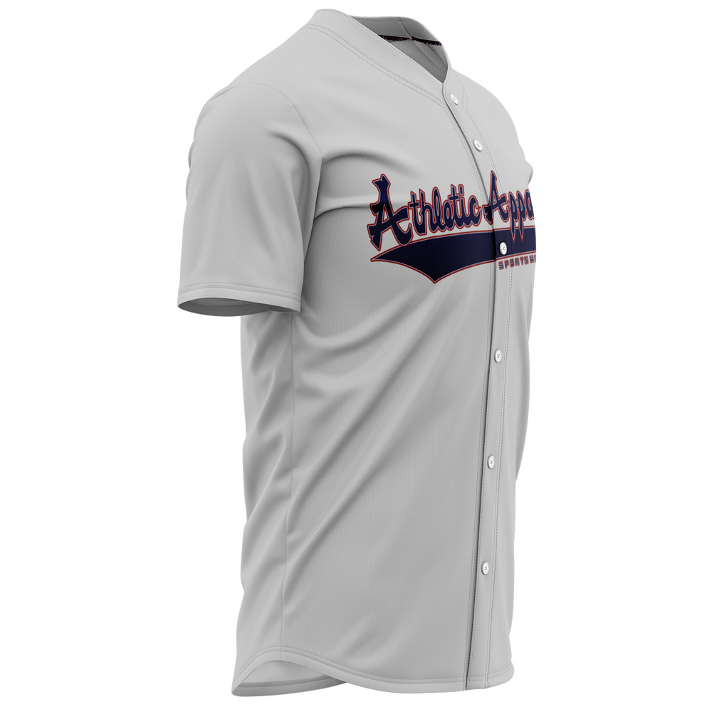 
                      
                        ATHLETIC APPARATUS RWB LOGO GREY 3 E2 BASEBALL JERSEY - Athletic Apparatus
                      
                    