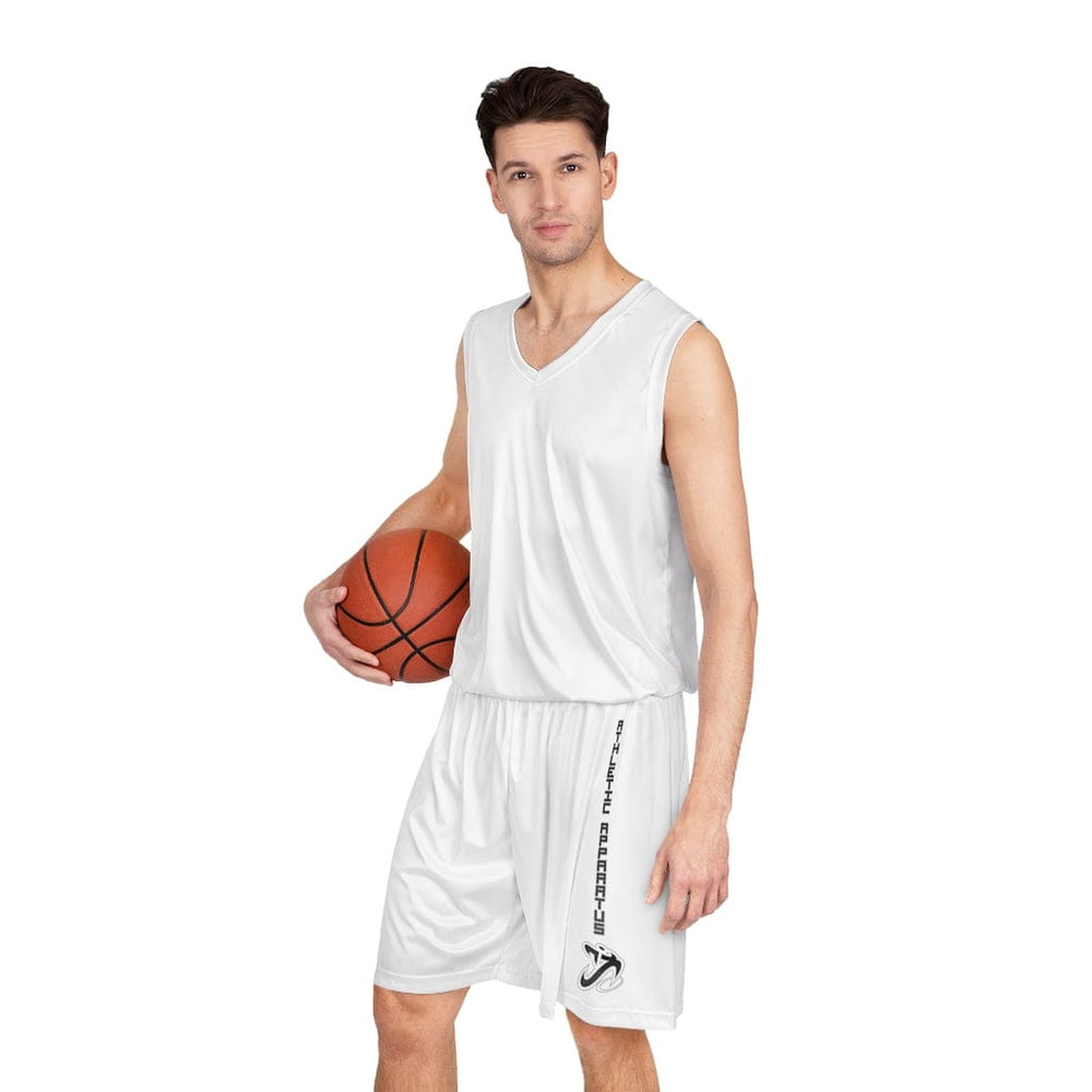 
                  
                    Athletic Apparatus White bl Basketball Shorts
                  
                