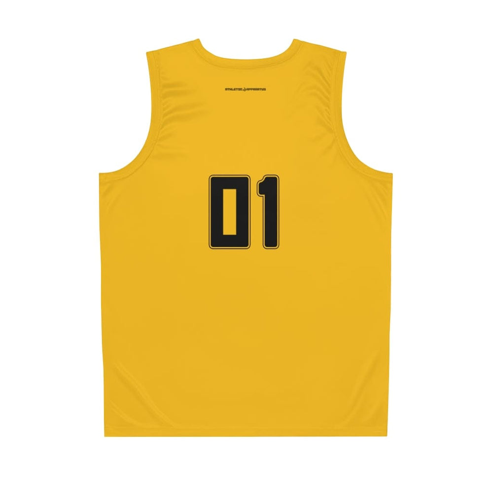 
                      
                        Athletic Apparatus Yellow BL Basketball Jersey
                      
                    