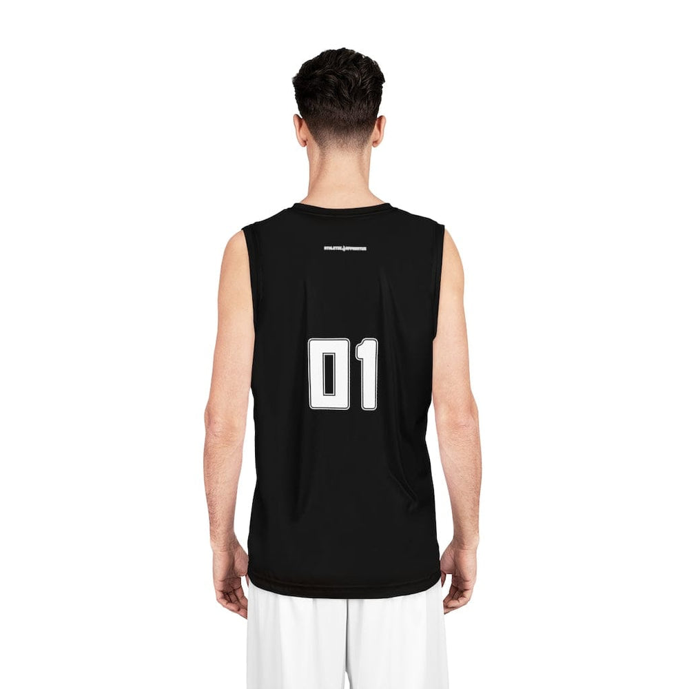 
                      
                        Athletic Apparatus Black Grey BL Basketball Jersey
                      
                    