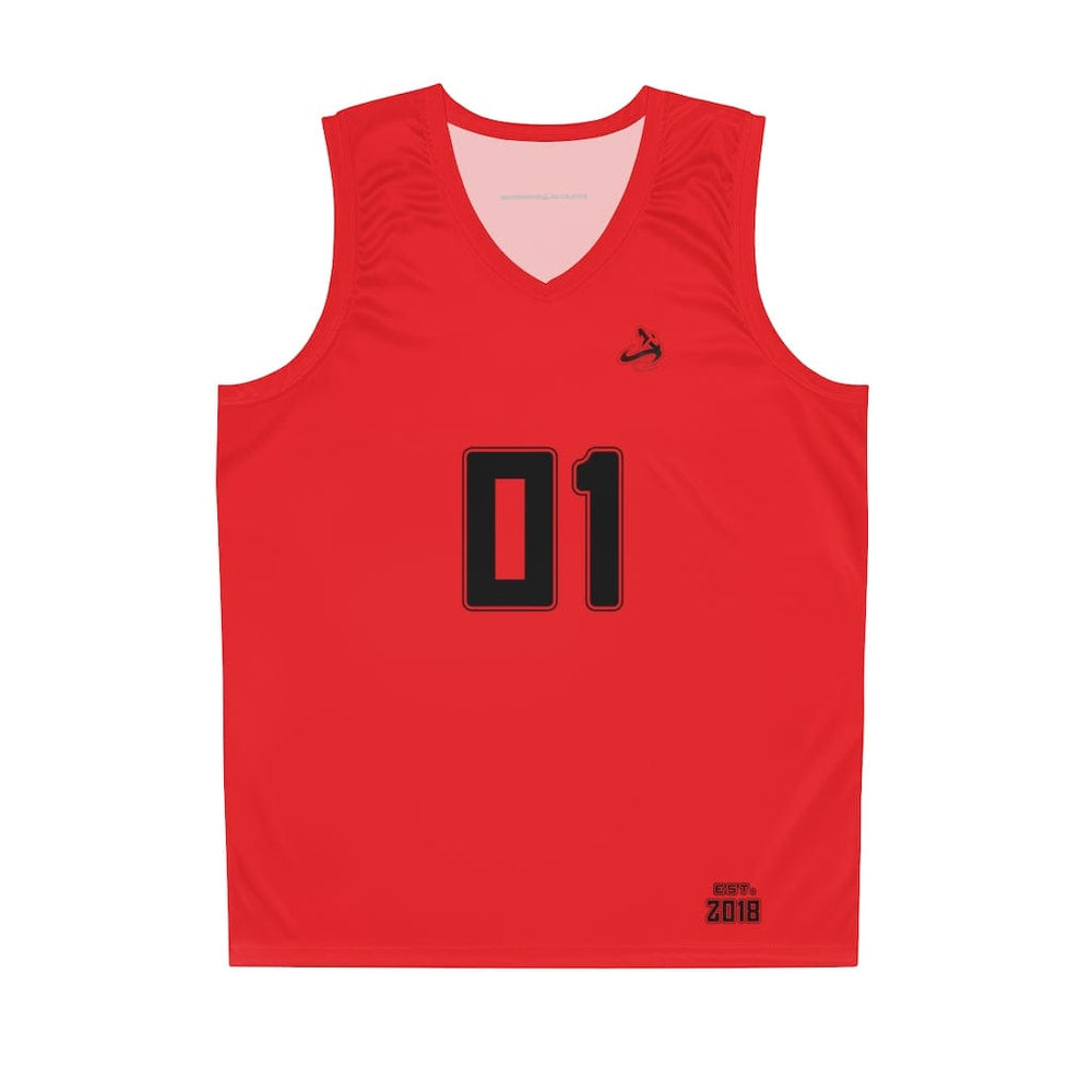 
                      
                        Athletic Apparatus Red BL Basketball Jersey
                      
                    