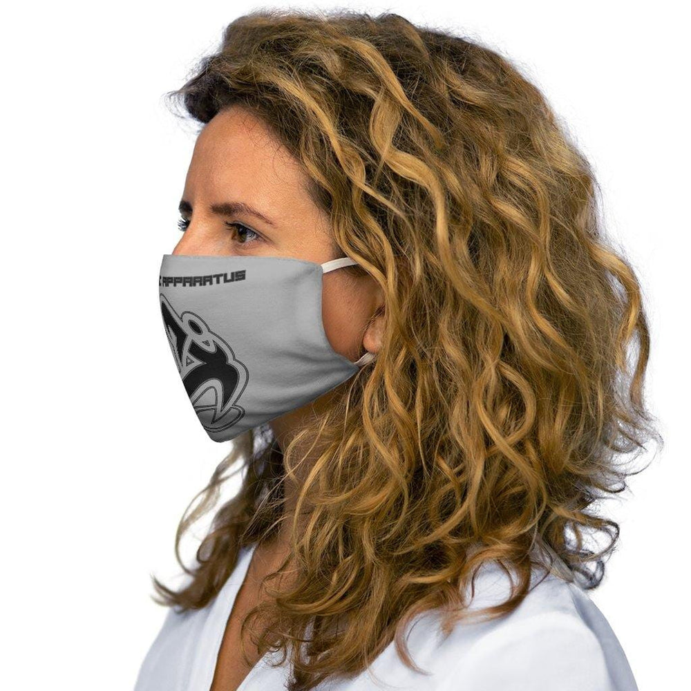 
                  
                    Athletic Apparatus Grey 2 Black logo Snug-Fit Polyester Face Mask - Athletic Apparatus
                  
                