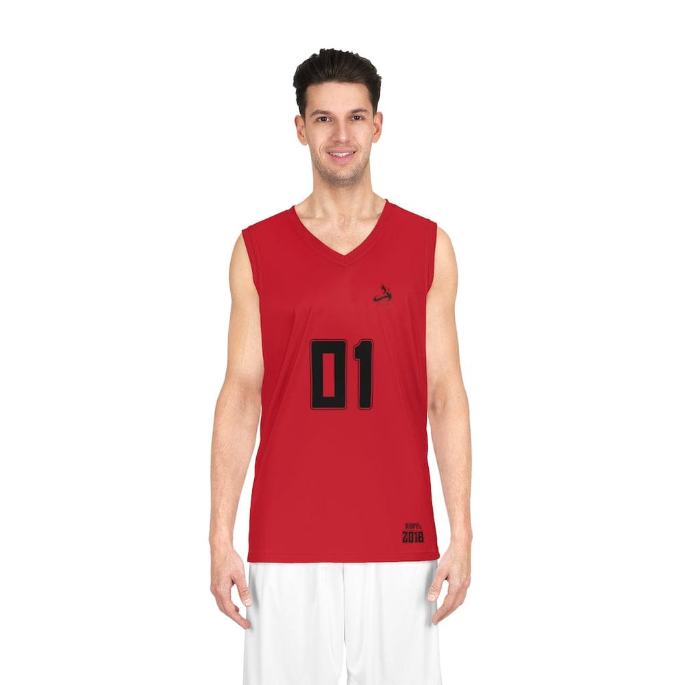 Athletic Apparatus Dark Red BL Basketball Jersey