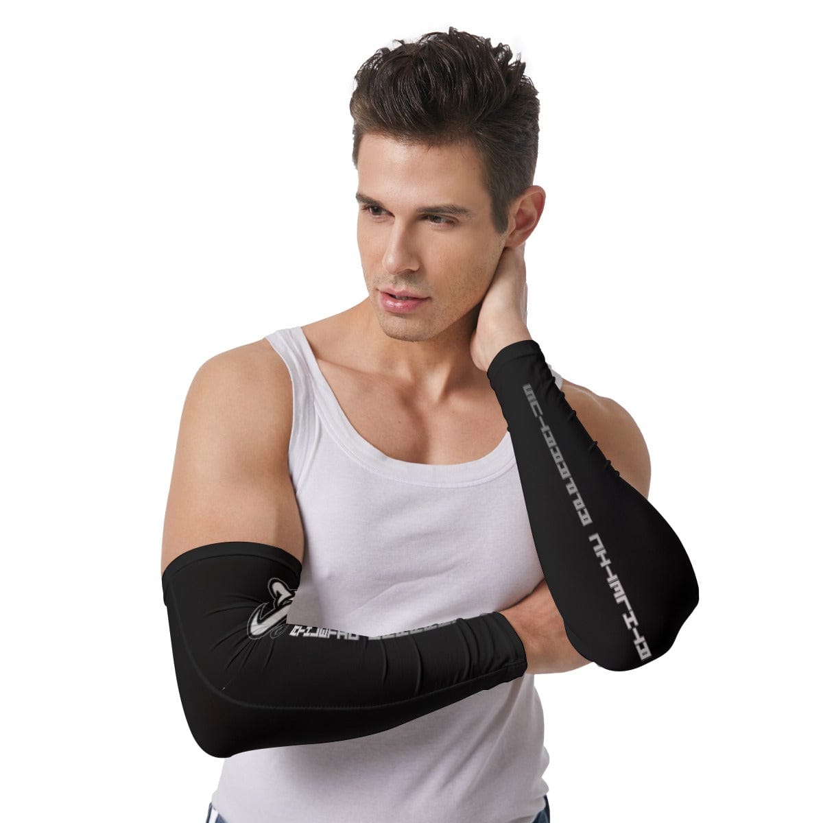 
                  
                    Athletic Apparatus Black wfl Unisex Sunscreen Over sleeve
                  
                