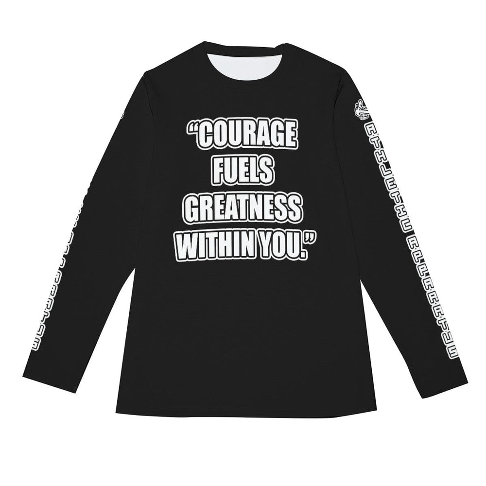 A.A. Black WL Long Sleeve Courage fuels greatness