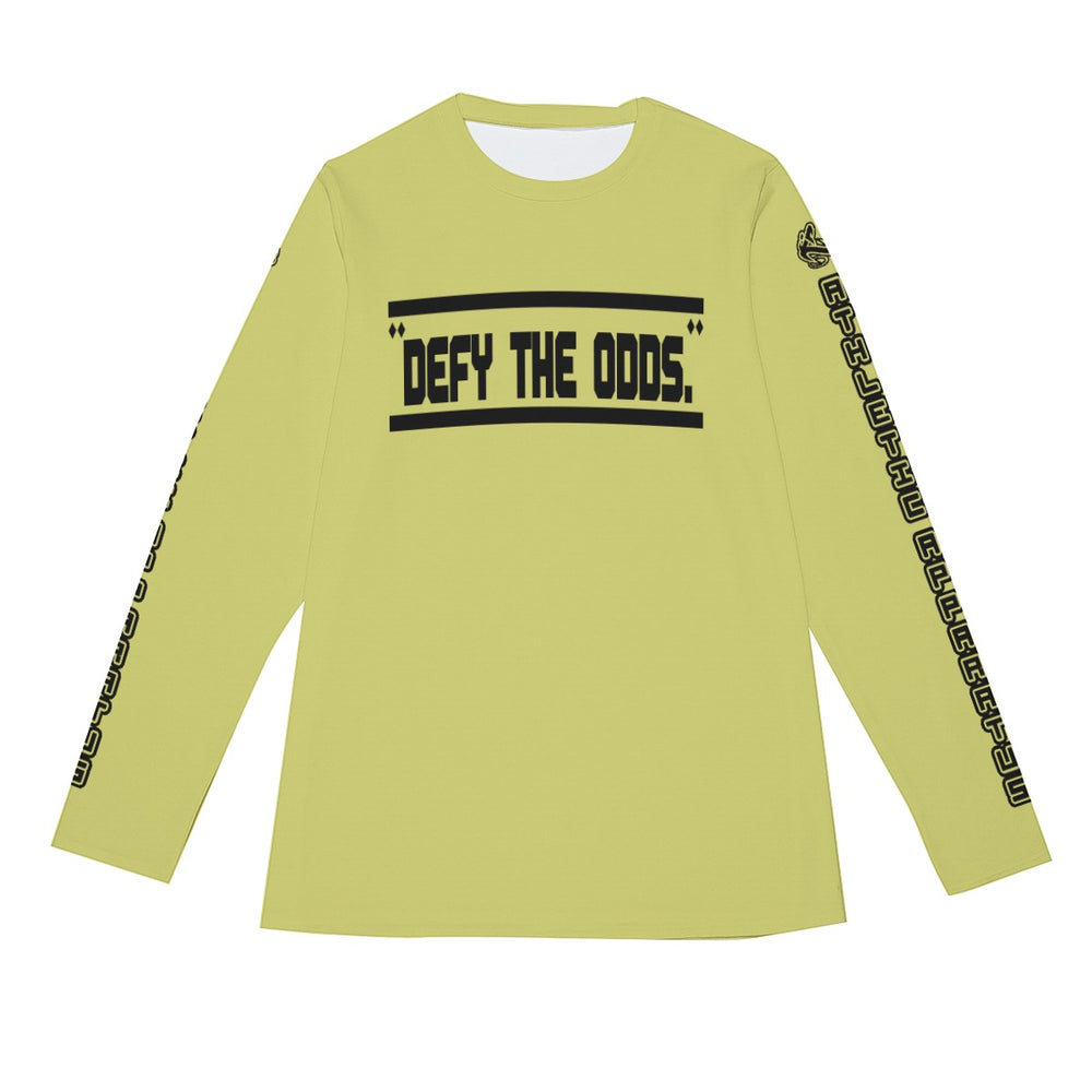 A.A. O. Green BL Long Sleeve T-Shirt Defy The Odds