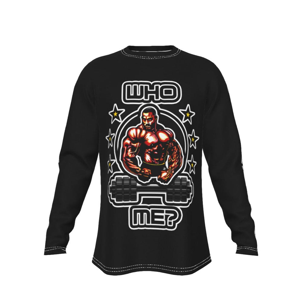 
                      
                        A.A Who Me? Black Long Sleeve T-Shirt
                      
                    