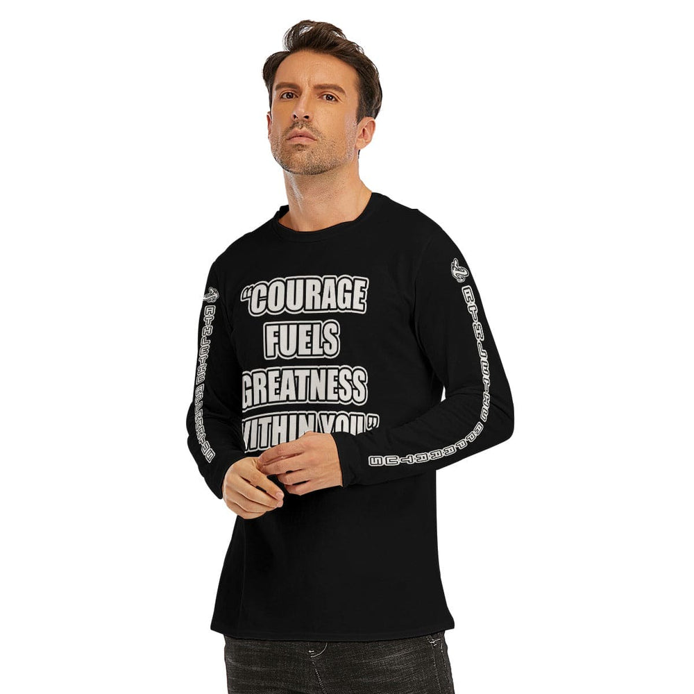 
                      
                        A.A. Black WL Long Sleeve Courage fuels greatness
                      
                    