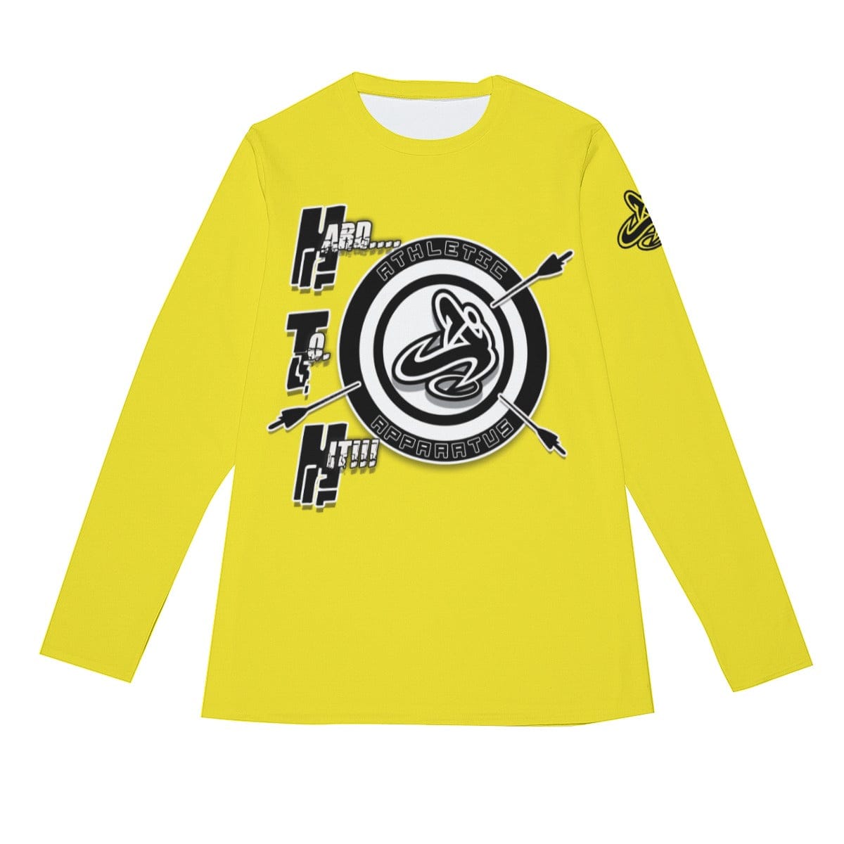 Athletic Apparatus JC2 LS Yellow bl Men's O-Neck T-Shirt | Cotton - Athletic Apparatus