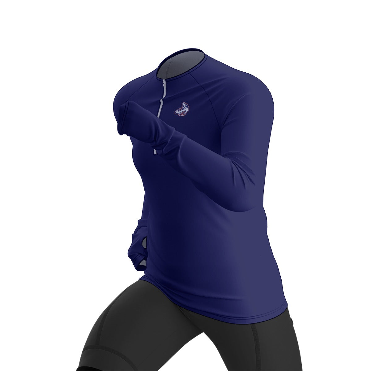 
                  
                    A.A. Dark Navy RWB Men's Raglan Sleeve Compression Sport Shirt
                  
                