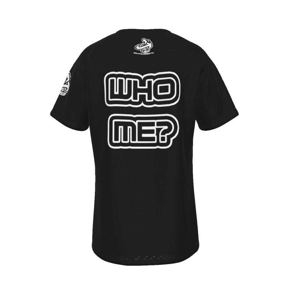 
                      
                        A.A. Black Who Me Men's Short Sleeve T-Shirt
                      
                    