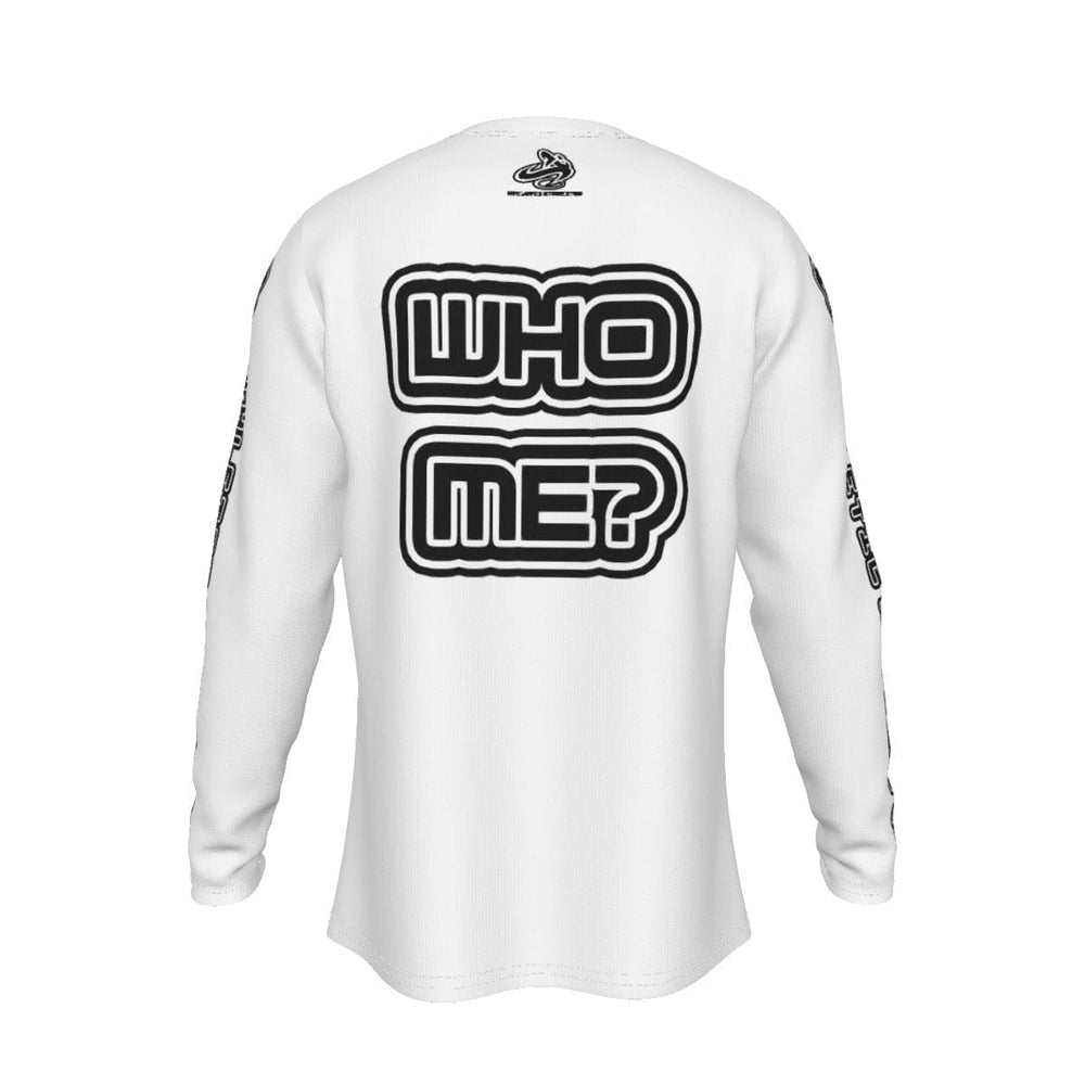 
                      
                        A.A Who Me? White Long Sleeve T-Shirt
                      
                    