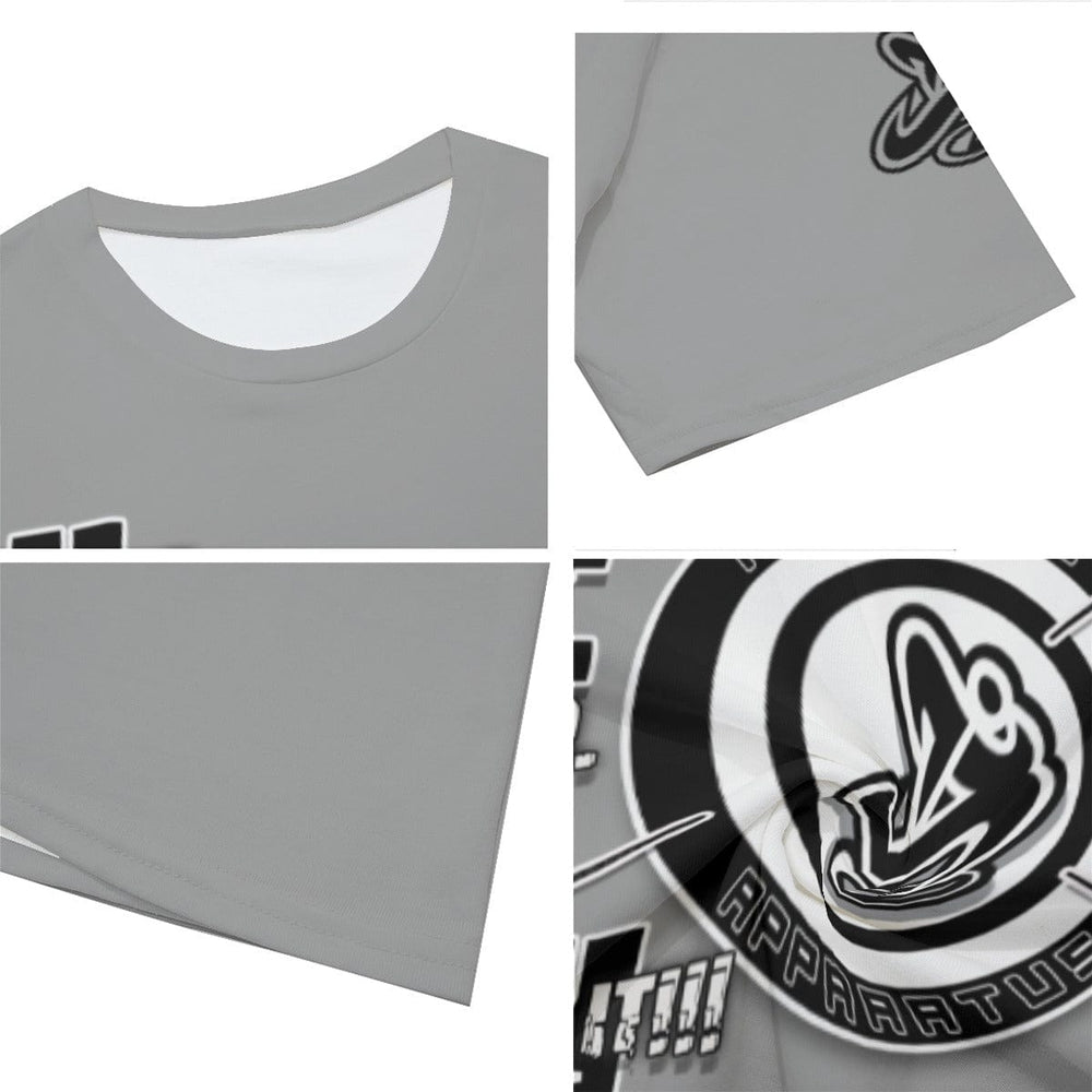 Athletic Apparatus JC2 Grey 2 bl Men's O-Neck T-Shirt | Cotton - Athletic Apparatus