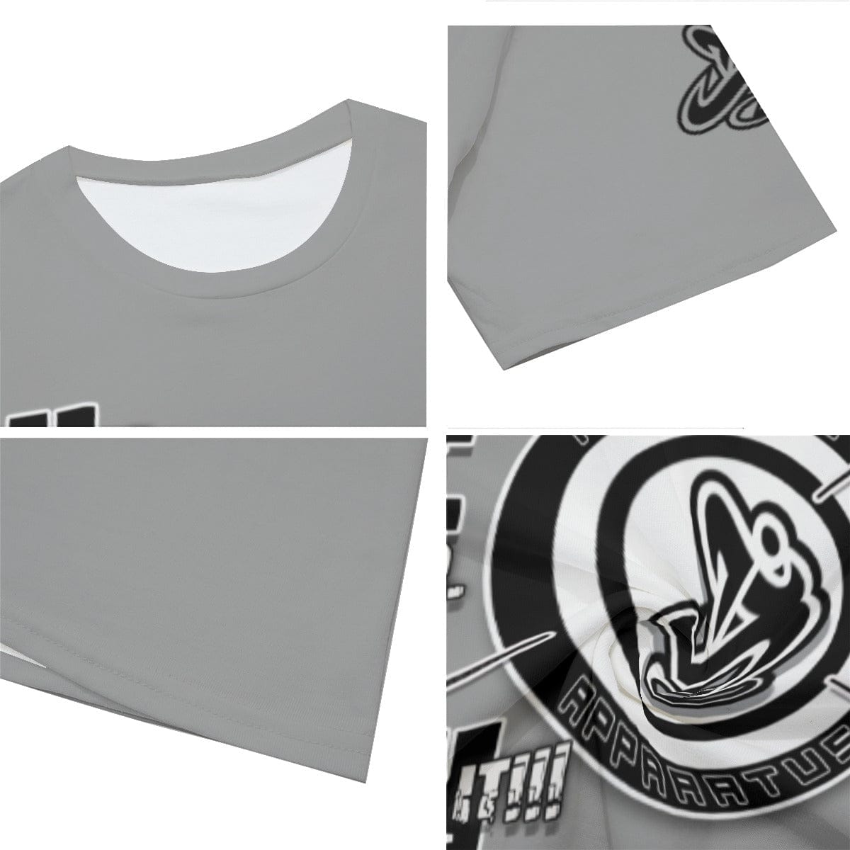 Athletic Apparatus JC2 Grey 2 bl Men's O-Neck T-Shirt | Cotton - Athletic Apparatus