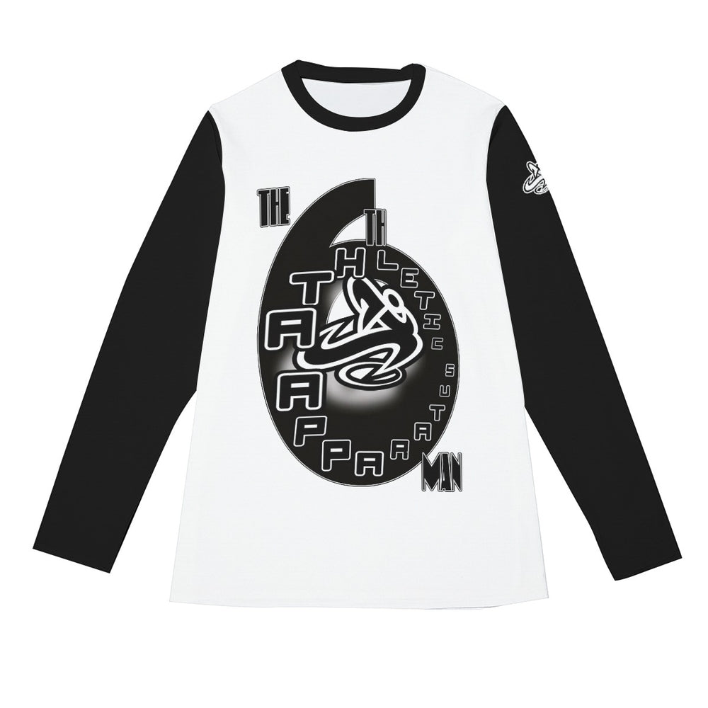 
                      
                        A.A. The 6th Man White Black Men's Long Sleeve T-Shirt
                      
                    