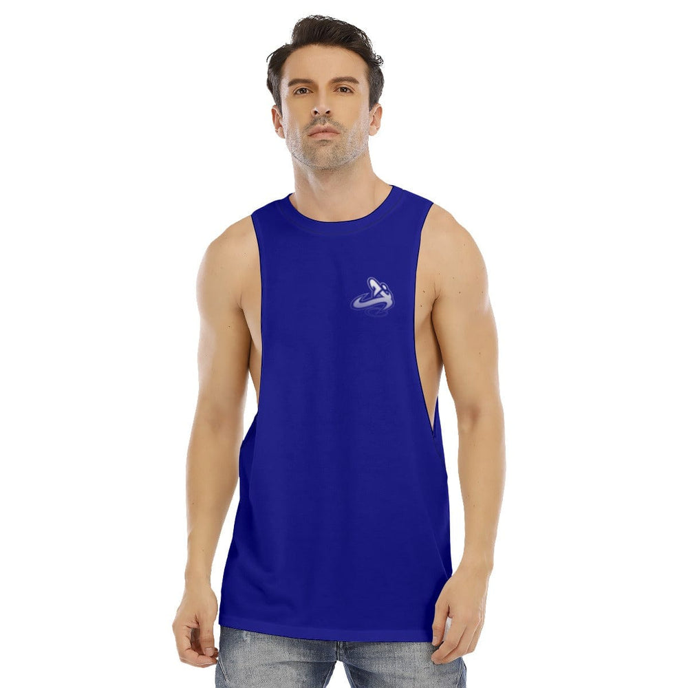 
                      
                        Athletic Apparatus Navy Men's WL O-neck Long Tank Top
                      
                    